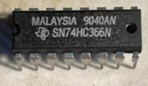T.I. SN74HC366N Hex Bus Driver - NOS - Picture 1 of 1