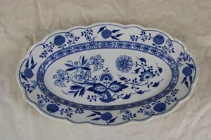 B5/oval Hutchenreuther Onion Pattern Plate - approx. 30x19 cm. - 1980s J./S358 - Picture 1 of 12