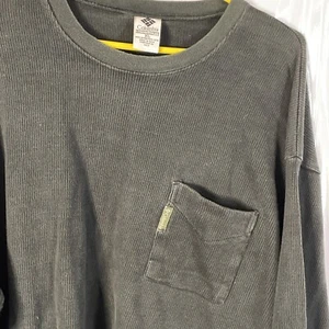 Columbia Pullover Sweatshirt Sweater Herren XL Vintage Langarm dunkelgrün - Bild 1 von 7