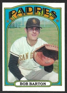 1972 Bob Barton San Diego Padres Topps #39 ex como nuevo B - Imagen 1 de 2
