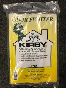 Kirby Odor Fighter Charcoal Vacuum Bags Universal Style All Kirby 2-Pack 202816 - Picture 1 of 1