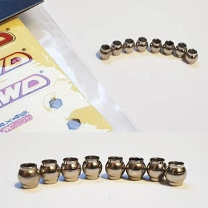 Suspension Ball Head Screw Bolt x8 For Shock Absorber Damper Mount 1/10 - Picture 1 of 6