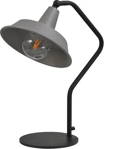 Lámpara de Escritorio Mesa Noche Luz Gris H53cm ∅ 25cm Einzelfertigung Premium - Imagen 1 de 1
