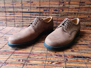 Rockport Men's Brown Suede Oxford Shoes MODEL M4509 17M NEW STORE DISPLAY - Picture 1 of 15