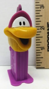Purple Dinosaur Vintage Miniature Pez Dispenser 2000 Base Feet - Picture 1 of 5