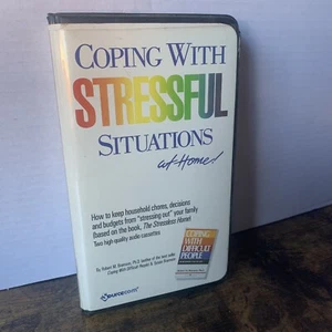 Vintage Coping With Stressful Situations At Home Audio Cassettes 1988 Sourcecom - Picture 1 of 6