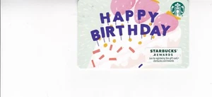Starbucks Gift Card "Happy Birthday 2020" PIN COVER INTACT - Picture 1 of 1