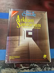 Arkham Sanitarium Player Aids 2366 Call of Cthulhu Chaosium - Imagen 1 de 4