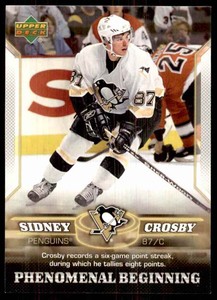 2005-06 Upper Deck Phenomenal Beginnings Sidney Crosby #5