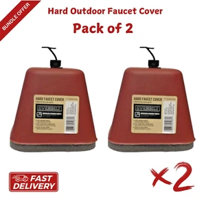Hard Outdoor Faucet Cover Hose, for Winter, Cold, Freezing Temps, Protective-2pk - Picture 1 of 2