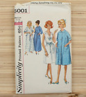Vintage Simplicity 5001 Nightgown Robe Housecoat Pattern Size 14-16 Cut 1960S