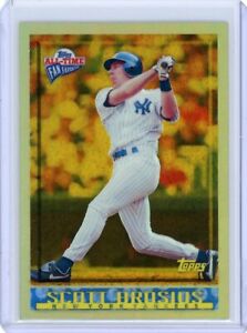 2005 Topps All Time Fan Favorites SCOTT BROSIUS Gold Refractor /25 - NY Yankees