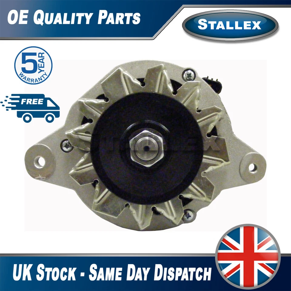 Stallex Alternator Fits Mitsubishi L 200 1986-1996 2.5 TD 2.4 D 2.3 - Image 1 of 1
