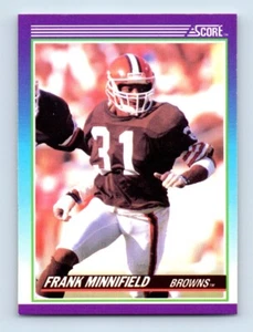 1990 Score Frank Minnifield Cleveland Browns #148 - Picture 1 of 2