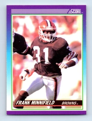 1990 Score Frank Minnifield Cleveland Browns #148 - Image 1 of 2
