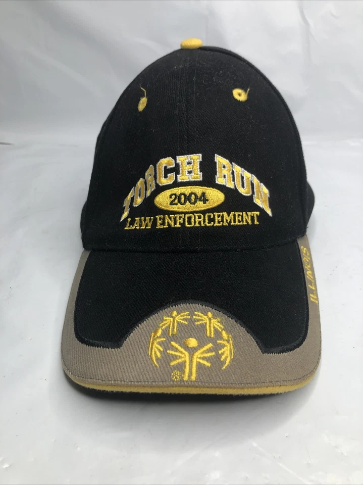 Gorra de béisbol ajustable 2004 Illinois Law Enforcement Torch Run Foto 1 de 4