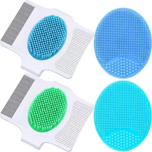 Cradle Cap Brush and Comb Baby Child Cradle Cap Set for Scalp FAST FREE POSTAGE - Picture 1 of 12