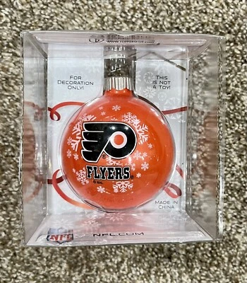 PHILADELPHIA FLYERS BOLA CRISTAL NARANJA ADORNO Foto 1 de 3