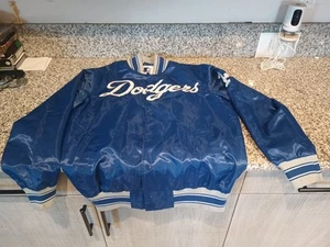 VTG 90s Starter MLB Los Angeles Dodgers Satin Jacket Men’s M - Picture 1 of 10