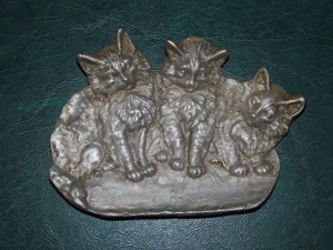 CATS CALLING CARD HOLDER VICTORIAN BRADLEY & HUBBARD CAST METAL No. 1640 - Picture 1 of 2