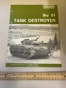 Vintage Hagglunds IKV 91 IKV91 Tank Destroyer Swedish Military Vehicle Brochure - Picture 1 of 6