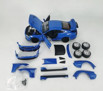 DM 1:18 2019 Ford Mustang GT Diecast Model + Wide Body Kit - Image 1 of 3