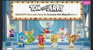 Tom and Jerry WB100TH Costume Figure Jerry as Georgie VinBlob Bl Used Japan - Picture 1 of 2