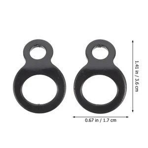 2 Pcs Cargo D-rings Tie down Heavy Duty Truck Tow Hooks Shackles - Bild 1 von 12