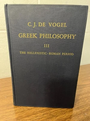 GREEK PHILOSOPHY: The Hellenistic-Roman Period (Greek and Latin texts) 678 pages Foto 1 de 4