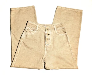 Jeans donna Zara vita alta bottoni esposti culotte taglia 0 - Foto 1 di 11