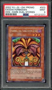 Exodia The Forbidden One DDS-003 Promo 2002 Yu-Gi-Oh Dark Duelist Stories PSA 9 - Imagen 1 de 2