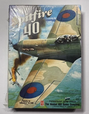 Spitfire 40 Commodore 64/128-Avalon Hill Brand New. Sort Of Sealed. - Image 1 of 4