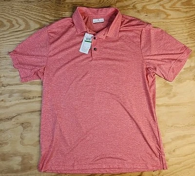 Grand Slam Golf Pink Lightweight Polo Shirt Mens Large - Image 1 of 4