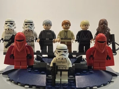 Lote de 9 minifiguras antigas Lego Star Wars - Imagem 1 de 4