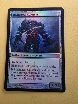 Blightsteel Colossus Mirrodin Besieged Foil - Image 1 of 2