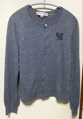 Cárdigan Comme des Garçons Camisa Cinta, Azul Marino, Algodón, Usado Foto 1 de 4