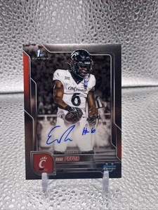 2025 Bowman Chrome University 1st AUTO BCA-EP Evan Pryor Cincinnati - Picture 1 of 2