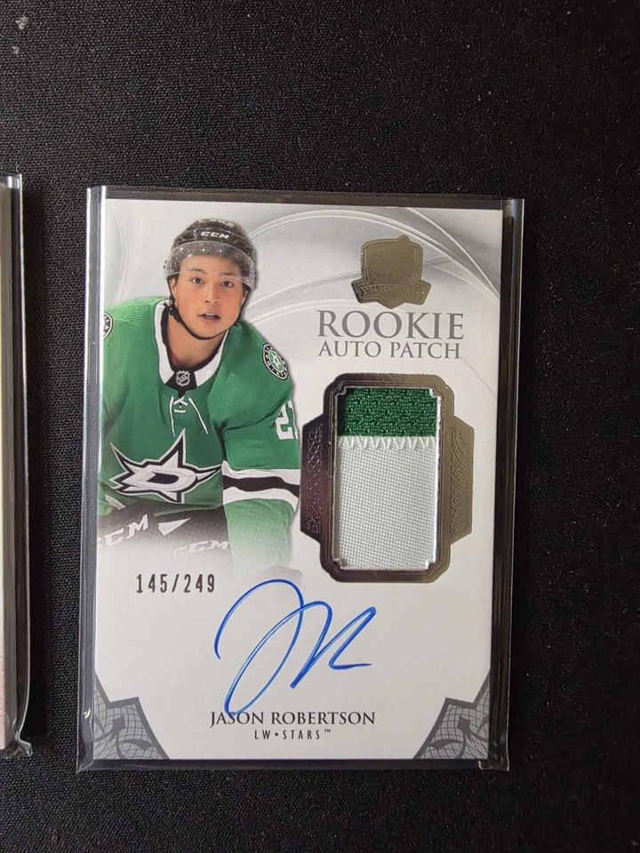 Jason Robertson Rookie Patch Auto/ 249 The Cup 2020-21 Dallas Stars - Image 1 of 2