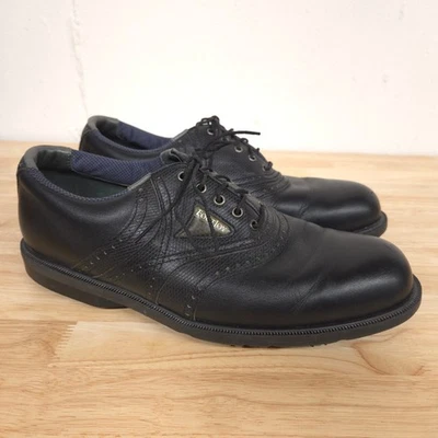 FootJoy Dry I.C.E Ice Golf Shoes Mens 9.5W Wide Black Saddle 59980 - Image 1 of 4