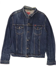 Chaqueta de mezclilla Mustang para hombre UK 42 XL azul algodón DI20 - Imagen 1 de 5