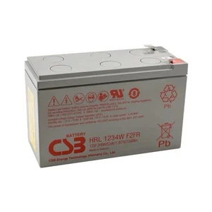 CSB 12V HRL1234W F2FR 9Ah High Rate Battery NBN UPS ALARM Long Life 10 Years - Picture 1 of 6