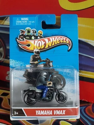 Motocicletas Yamaha VMax 2013 Hot Wheels con piloto extraíble Foto 1 de 4