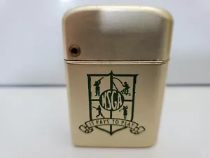 "MSGA KEY CLUB 66" accendino master tempesta alluminio color oro funzionante." 3837/30 - Foto 1 di 7