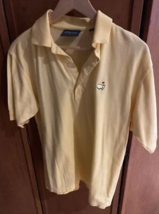 Masters Collection Polo Shirt Men’s Small Yellow Short Sleeve Golf - Picture 1 of 7