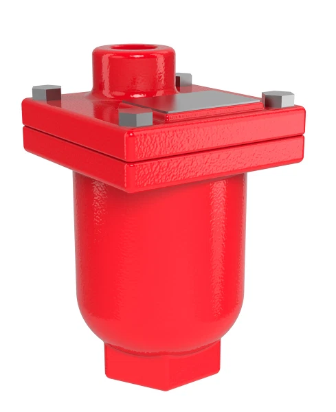 Cla-Val 34 Series 1/2", 3/4", 1" Lever Type Air Release Air Release Valve - Red - Image 1 of 1