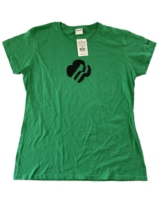 Girl Scouts Classic Logo Women's Large Green Shirt *BRAND NEW* FREE SHIPPING!! - Picture 1 of 6