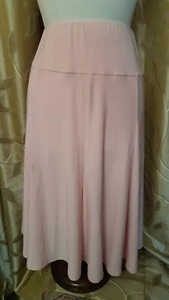 Soft Flared Stretch Skirt- Size L - Pre-owned - Nice condition - Delicate Pink - Picture 1 of 12