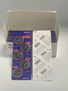 Sony/Murata CR2450 3V Lithium Coin Cell Battery 2450 Key FOB - Imagen 1 de 1