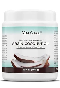 Max Care Wide Mouth Cold Pressed Virgin Coconut Oil, 500ml - Picture 1 of 3