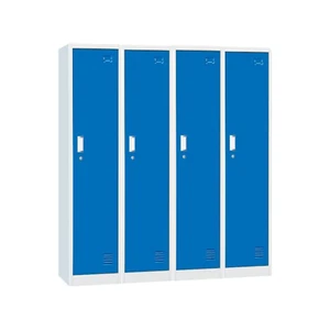 4 x 1 Door Steel Locker 1850mm H x 380mm W x 450mm D - Picture 1 of 2